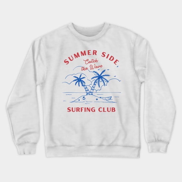surfing club Crewneck Sweatshirt by Kahlenbecke